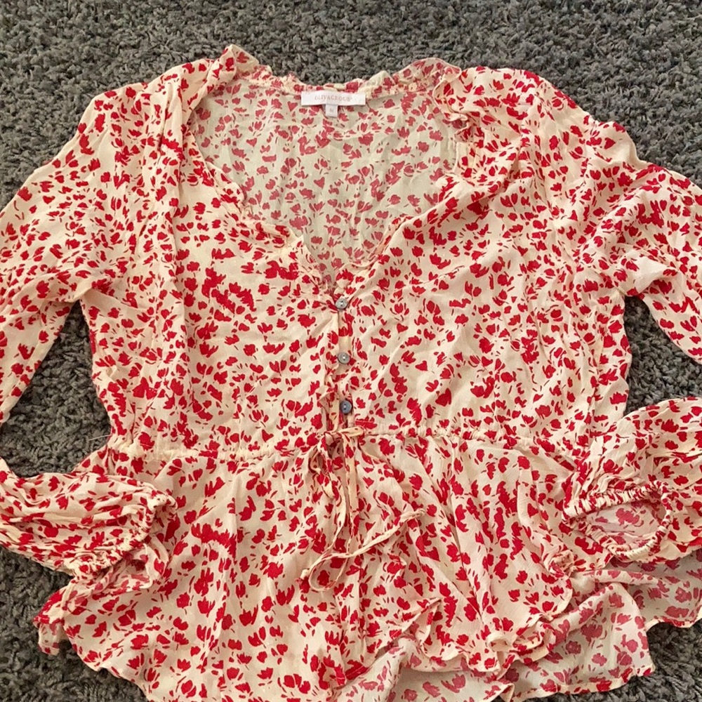 Long sleeve blouse